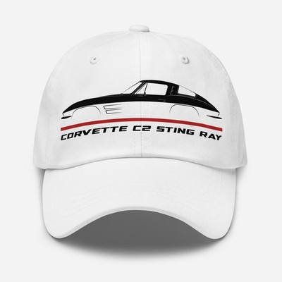 Premium Dad Hat For Chevrolet Corvette C2 Sting Ray 1963-1964 Car Fans Cap Gift