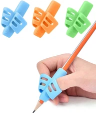 JuneLsy Pencil Grips for Kids Handwriting Pencil gripper Pencil Holder Posture C