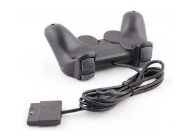 Play Station 2 Wired Controller, Gamepad, Black