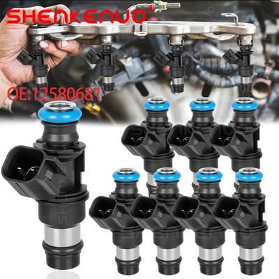 8Pcs Original Fuel Injectors For 99-07 Chevy Silverado GMC 4.8/5.3/6.0L 12580681