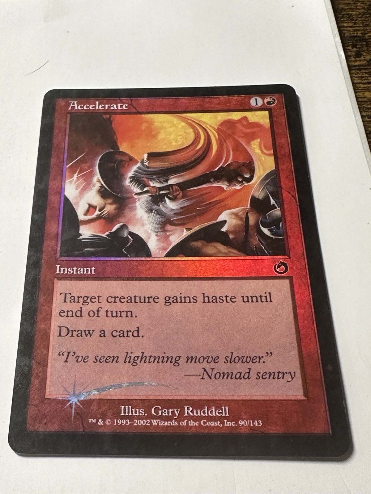 1x - Accelerate - FOIL - Torment - C NM-LP MTG
