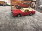 Vintage Matchbox Superfast 28C Lincoln ContinentalDark Red Body With Cream Roof