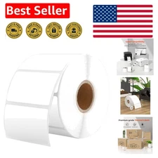 High-Quality 2.25"x1.25" Thermal Labels - Waterproof Self-Adhesive, 1000 Sheets