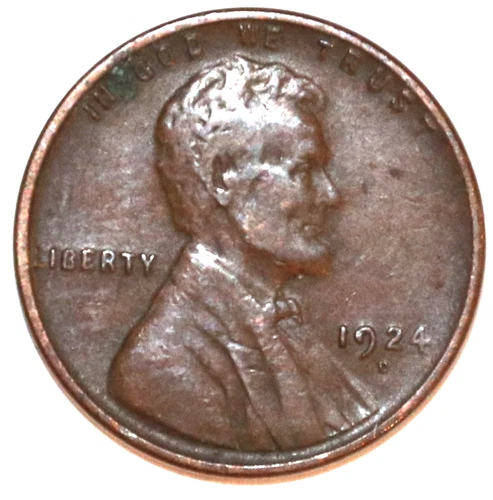 1924-D Lincoln Wheat Cent - Brown - Very Fine - #3950P