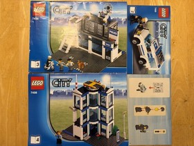 Lego City Police Station 7498 - 100% Complete  w/ Manual & Minifigs