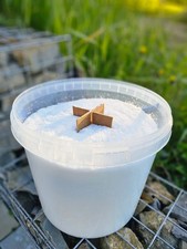 Świeca uliczna luźna świeca awaryjna – wiadro 5kg mieszanka wosku z drewnianym knotem – 20h+