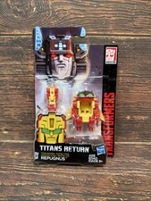 NEW Transformers Titans Return REPUGNUS Titan Master damaged Cardback