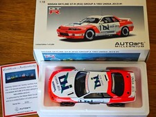 AUTOart Millennium 1/18 Nissan Skyline GT-R R32 Group A 1993 Unisia Jecs #1 car