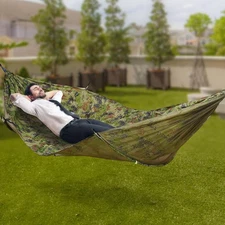 Portable Camping Hammock Chair Bed Outdoor Hanging Bed Anti-mosquito Anti-Sun