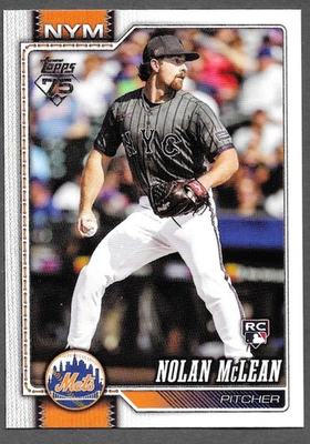 #ad #ad Nolan McLean 2026 Topps Series One RC #214 🇺🇸 New York Mets New Ace $1.25