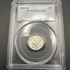 1943-D Mercury Dime 10C PCGS MS66FB — photo 1