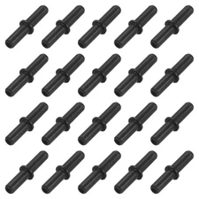 20Pcs Aquarium Air Valve Connector for 4mm ID Airline Tubing Fish Tank Black