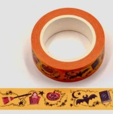 HALLOWEEN WASHI TAPE - 1000cm -NEW  2000-now FULL ROLL