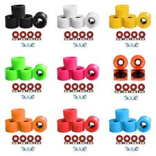 4 Pack Durable Roller Skate Wheels, with Bearings Installed Outdoor Roller Skate