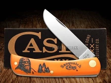 Case xx Knives Sodbuster Sasquatch 1/500 Orange 80502SQH Pocket Knife Stainless