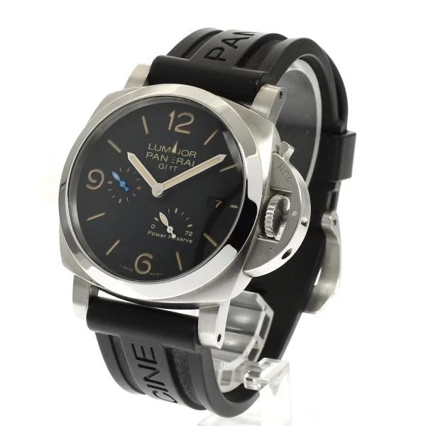 Panerai — Officine Panerai Luminor 1950 3 Days PAM01321 44mm SS Black Dial Watch #C3025