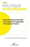 OpposéS Dans La Diversité Les Usages De L'opposition à L'europe En France Buch