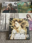 Taylor Swift ShowGirl Fearless Speak Now Evermore & Folklore Vinyl LP Lot