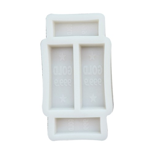 3D Gold Bar Gold Brick Silicone Mold DIY Chinese Style Cake Chocolate Decoration - Picture 5 of 6