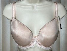 Wacoal T Shirt Bra 32DDD Underwire Lace Affair Rose Dust 853256