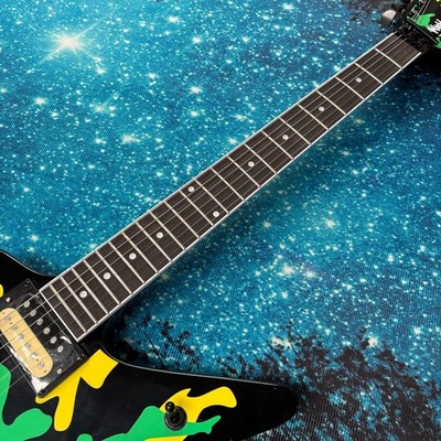 90s FERNANDES ギター GOTOHペグ装備 キルトメイプル柄グリーン 90s