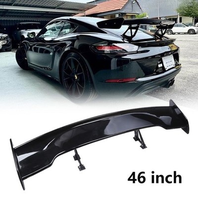 For Porsche 718 Cayman S Coupe 46''Car GT Style Trunk Rear Spoiler Wing Gloss