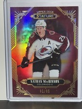 2020-21 Upper Deck Stature - Nathan MacKinnon #5 Red /85