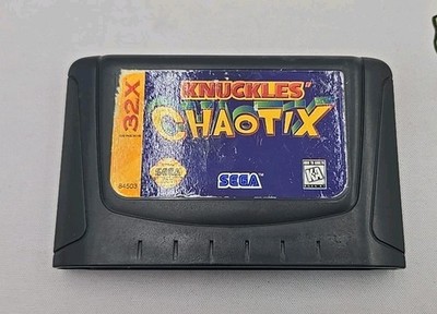 Knuckles Chaotix Sega Genesis 32X Authentic Cartridge Only