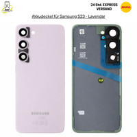 100% Original Samsung Galaxy S23 S911B Akkudeckel Backcover Deckel Lavendel