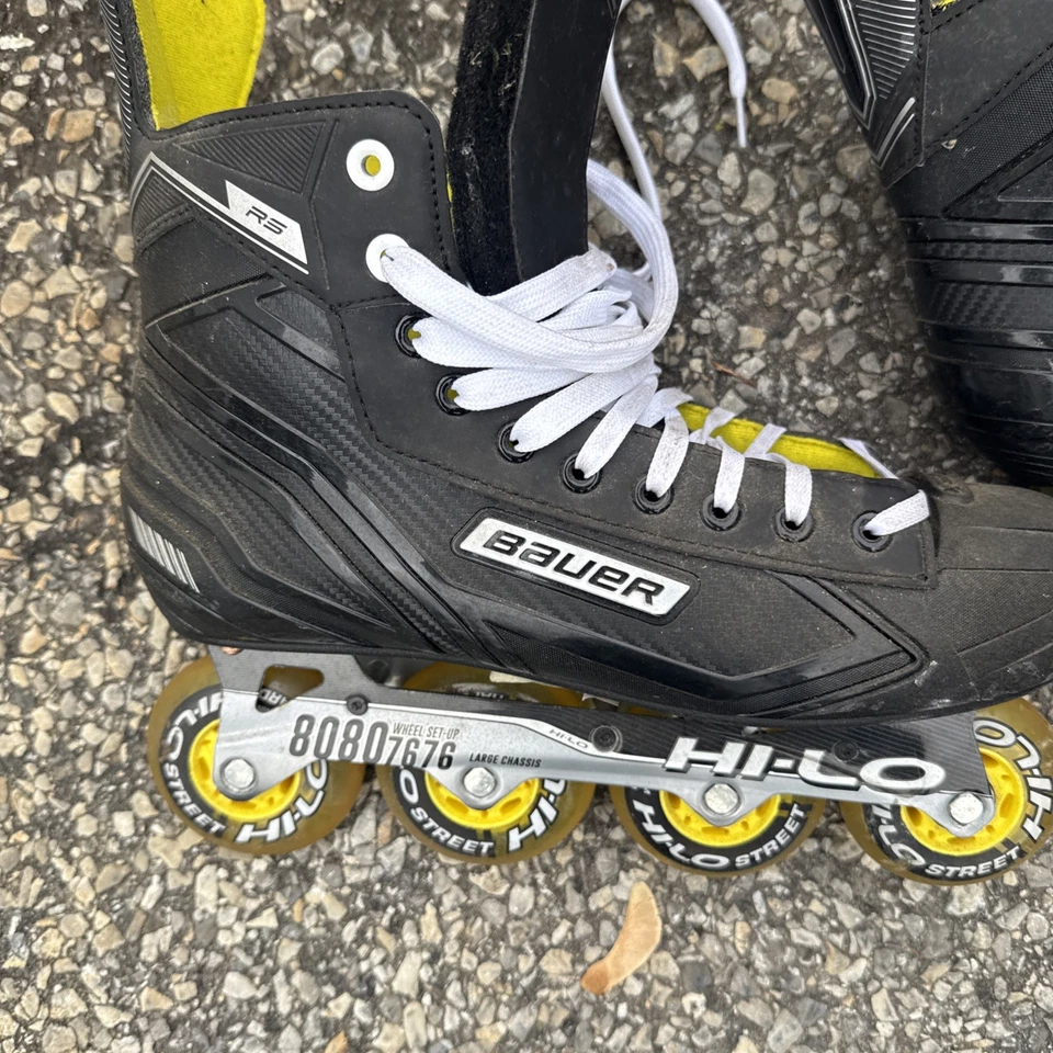 Bauer RS Roller Hockey Skates - Senior /Street Hockey Rollerblades SZ 11 Regular - Image 2 of 4