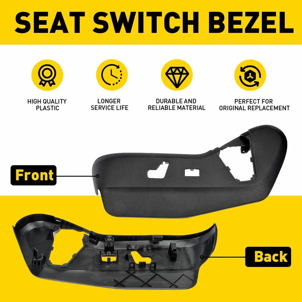 For Dodge Grand Caravan 2011-2019 Driver Left Front Seat Trim Cover 1UQ99DX9AA Foto 4 de 4