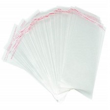 300 PCS 5x7 inch Clear Resealable Plastic Cello Bags for Bakery Cookies
