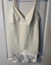 Rare y2k Vintage pearl Victoria s Secret baby doll Slip new with tags size small