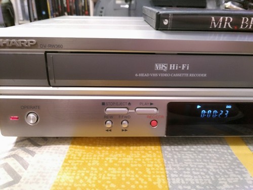 SHARP DV-RW360 DVD RECORDER/VHS COMBO HIFI**OFFERTA**PERFETTO** - Foto 3 di 9