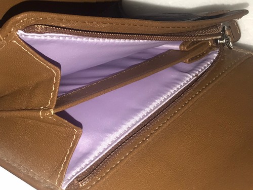 COACH LEATHER WALLET BROWN COMPACT CLUTCH SOHO LEATHER BUCKLE NOS NEW F45641 - Picture 10 of 10