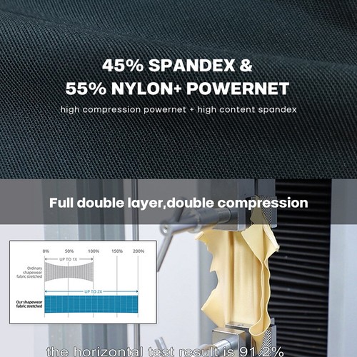 Modelador de ropa cirugía de liposcución modelador de cuerpo completo control abdominal posparto - Imagen 5 de 9