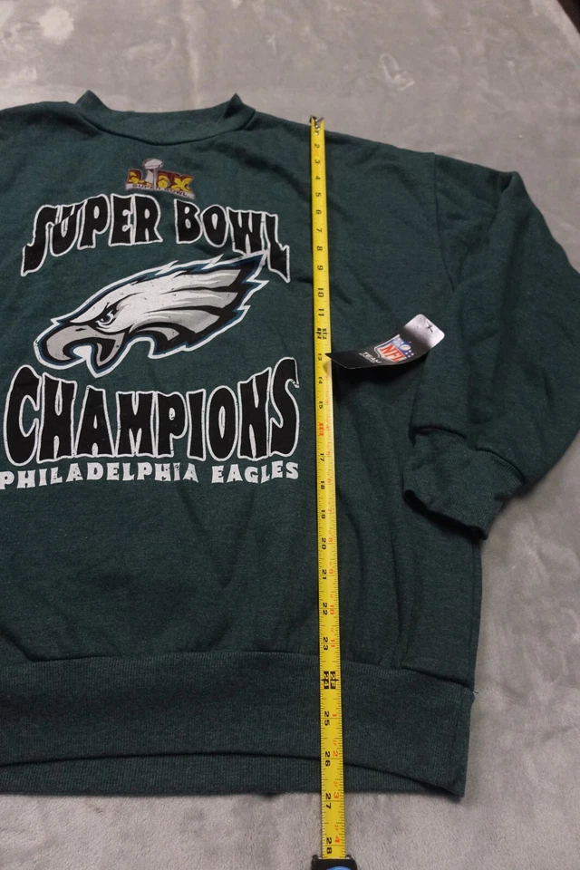 Suéter Philadelphia Eagles Super Bowl Champions Talla Grande Nuevo con Etiquetas Majestic Threads Foto 3 de 4