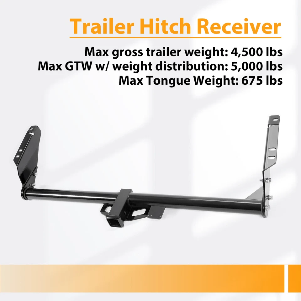 Enganche de remolque de parachoques trasero clase 3 receptor de remolque de 2" para Toyota Sienna 2004-2020 Foto 4 de 4