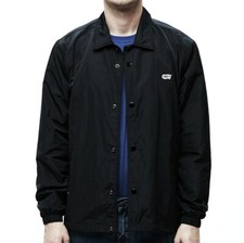 OBEY Men's CORE COACHES Jacket - Black - Medium - NWT