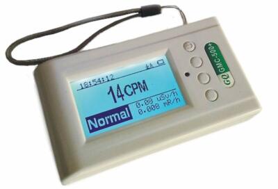 GQ GMC-500 Plus Geiger Counter Radiation Detector Beta Gamma X-Ray Dual tube 