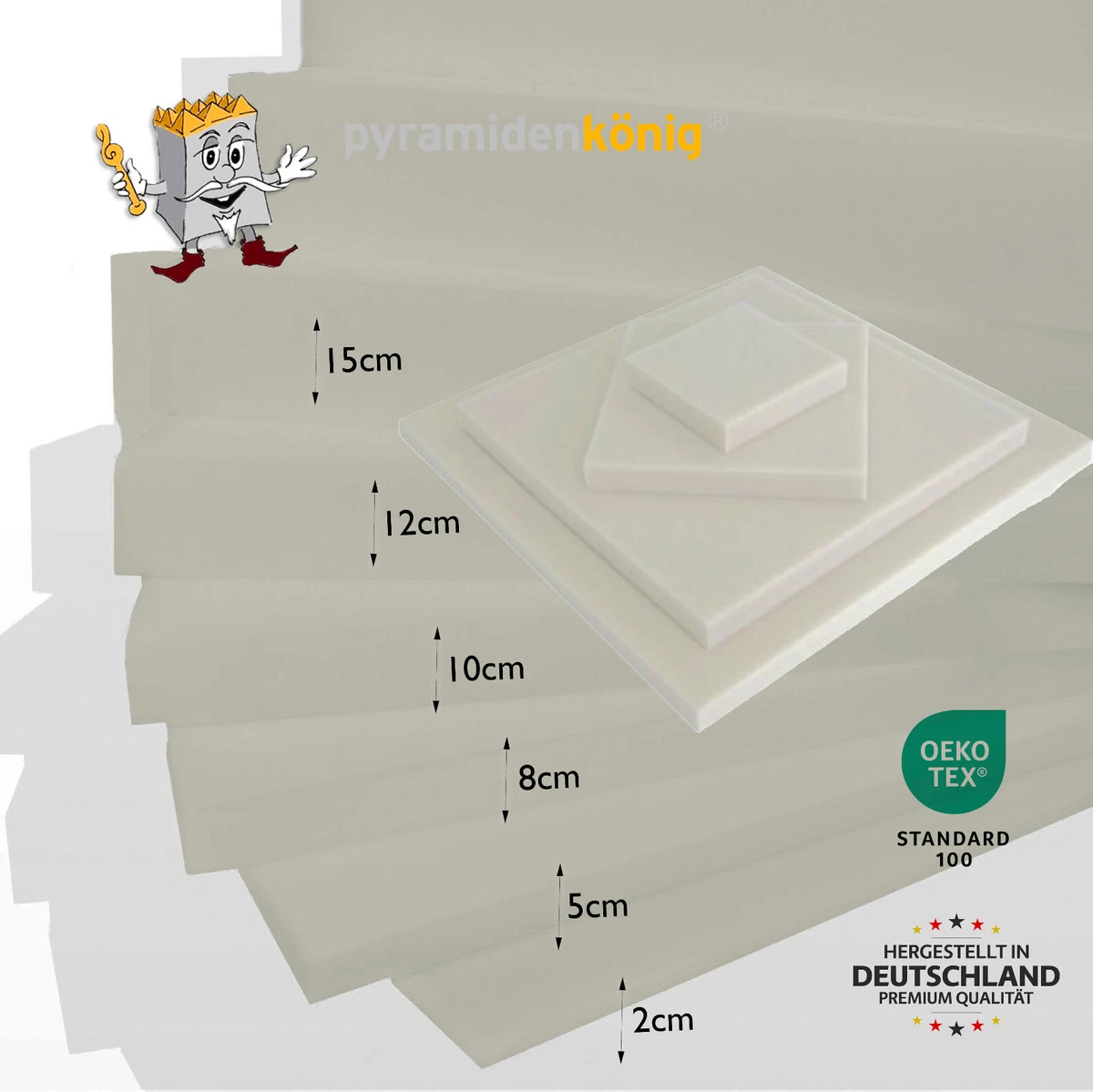 Vacanze Matte Pannello In Schiuma Tagliabile - Piastra O Tappetino Per Imbottitura, Lavagna O Fai-da-te | Spessore A Scelta RG 20 Gomma Pavimento - Foto 9