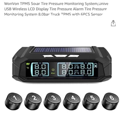 WonVon TPMS Tire Pressure monitoring System