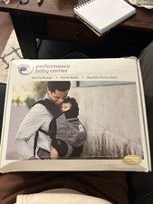 Open Box Ergobaby Performance Baby Carrier, Baby to Toddler - Charcoal Black