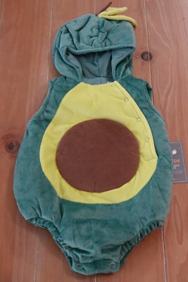 New Pottery Barn Kids BABY AVOCADO Fruit Costume Infant Toddler 12