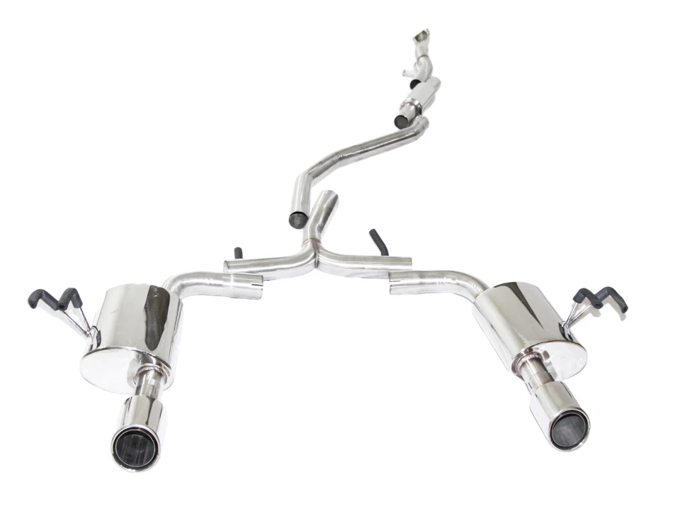 Escape doble SS para Honda Civic 2016-2018 sedán 1,5T tubo de 2,5" con punta de 4" Foto 4 de 4