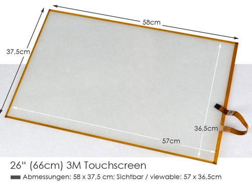 26 " 66cm Tactile 3M Microtouch SCT3250 17-9371-205-01 98-0003-3347-0 VIT-26 - Photo 2/3