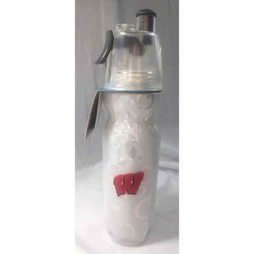 O2Cool Mist 'N Sip Nebel Trinkflasche Wisconsin Dachs Design Neu mit Etikett - Bild 1 von 6