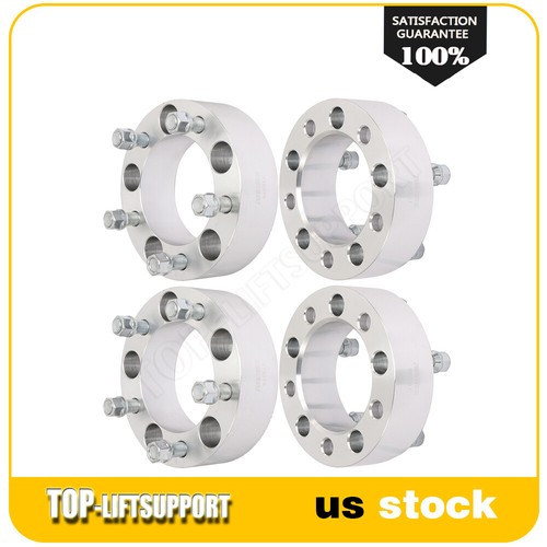 4 Wheel Spacers Adapters 2 Inch 5X5.5 Ford F-150 Bronco Dodge Ram 1500