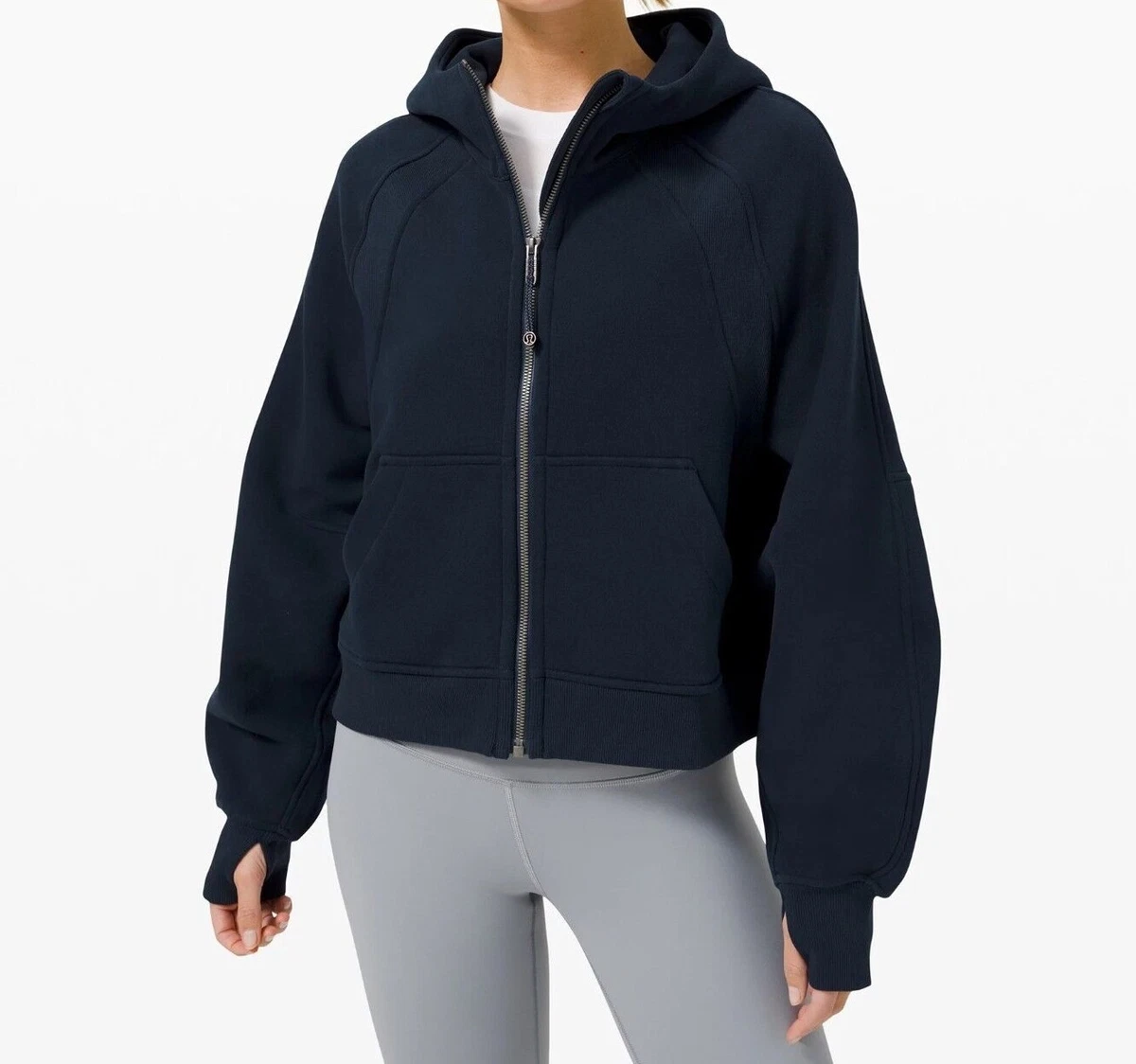 NEW Lululemon Scuba Oversized Full Zip Hoodie Lunar Rock Size XS/S & M/L