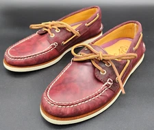 Sperry Top-Sider Mens 7M Gold Cup Suede Crimson Multitone Red Brown STS15887